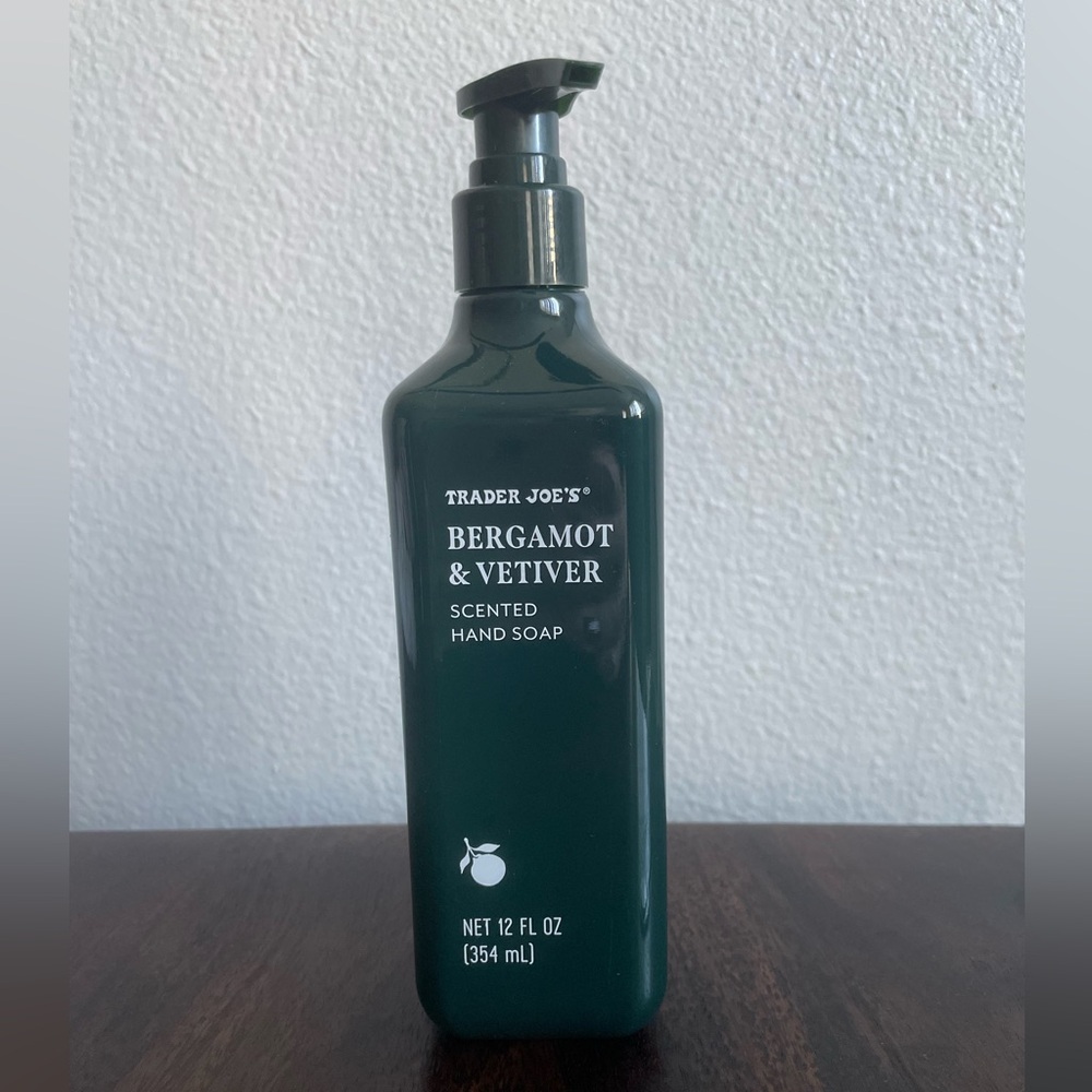 NEW Trader Joe’s BERGAMOT & VETIVER Scented Hand Soap
